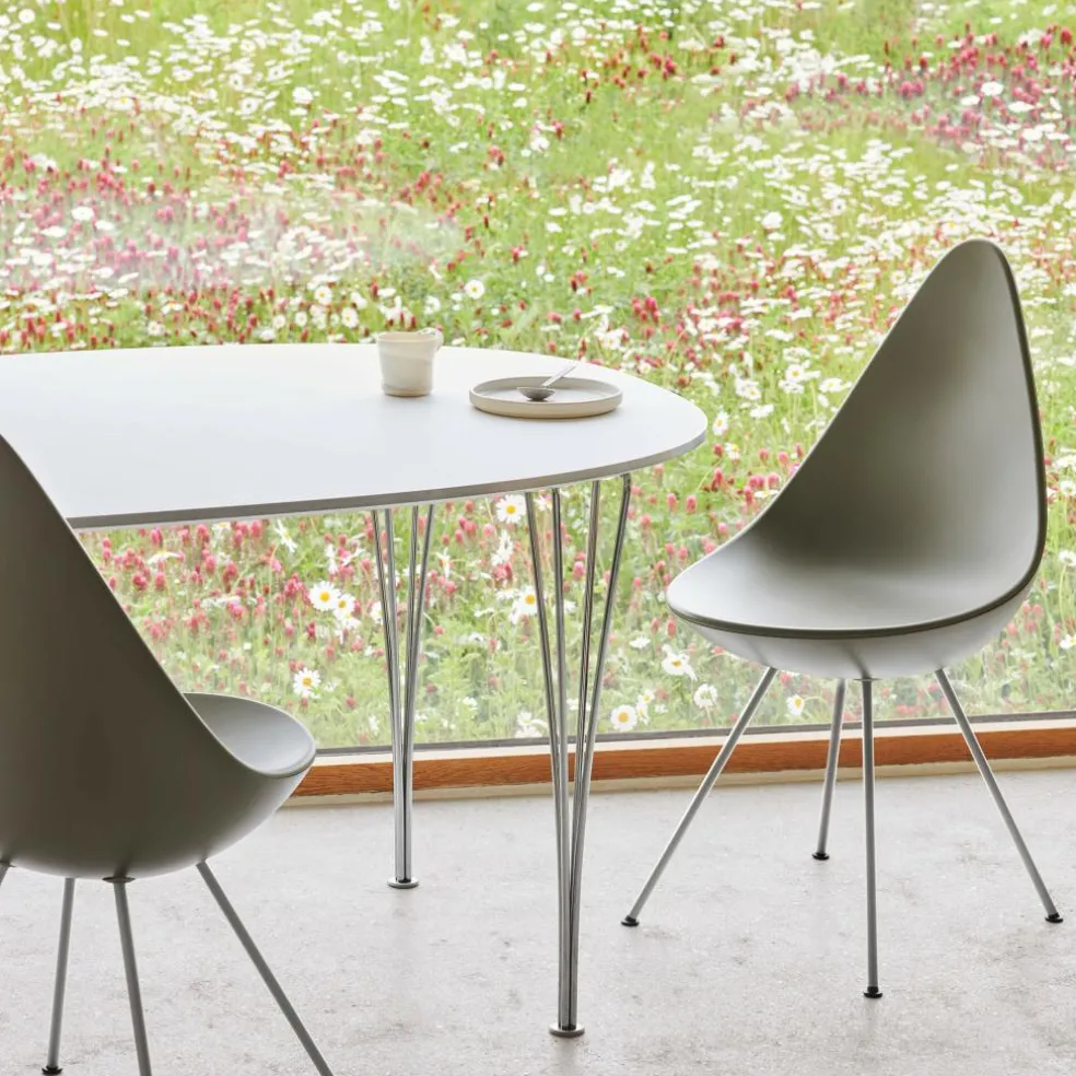 Drop™ Stuhl Gestell verchromt