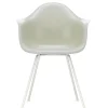 Eames Fiberglass Armchair DAX Gestell weiß