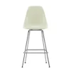 Eames Fiberglass Barstuhl medium verchromt