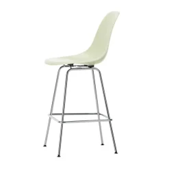 Eames Fiberglass Barstuhl medium verchromt