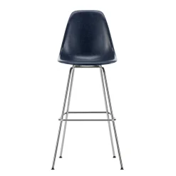 Eames Fiberglass Barstuhl hoch verchromt