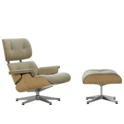 Eames Lounge Chair Sessel & Ottoman Stoff