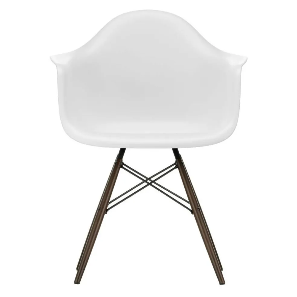 Eames Plastic Armchair DAW RE Ahorn dunkel