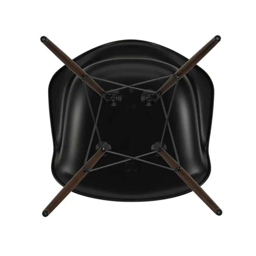 Eames Plastic Armchair DAW RE Ahorn dunkel