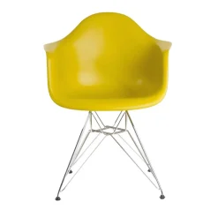 Eames Plastic Armchair DAR Gestell verchromt