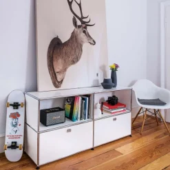 Eames Plastic Armchair DAW Ahorn gelblich