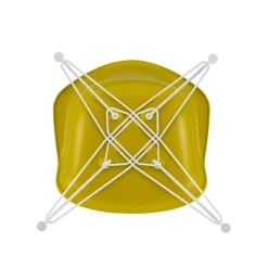 Eames Plastic Armchair DAR RE Gestell weiß