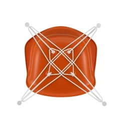 Eames Plastic Armchair DAR RE Gestell weiß