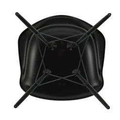 Eames Plastic Armchair DAW RE Ahorn schwarz