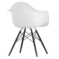 Eames Plastic Armchair DAW RE Ahorn schwarz