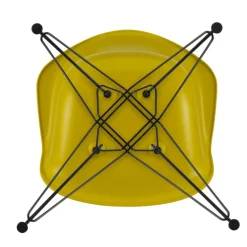 Eames Plastic Armchair DAR RE Gestell schwarz