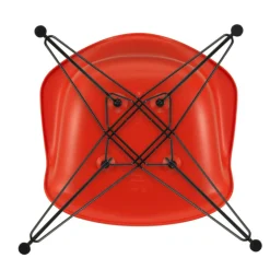 Eames Plastic Armchair DAR RE Gestell schwarz