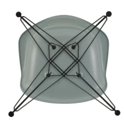 Eames Plastic Armchair DAR RE Gestell schwarz