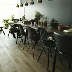 Eames Plastic Side Chair DSW Ahorn dunkel