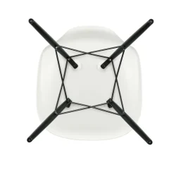 Eames Plastic Side Chair DSW Ahorn schwarz