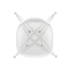 Eames Plastic Side Chair DSR RE Gestell weiß