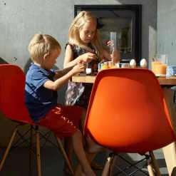 Eames Plastic Side Chair DSW RE Ahorn gelblich