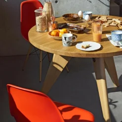 Eames Plastic Side Chair DSW RE Ahorn gelblich