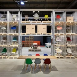 Eames Plastic Side Chair DSW Ahorn gelblich