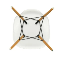 Eames Plastic Side Chair DSW Ahorn gelblich