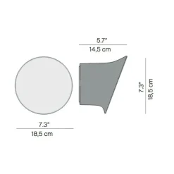 Ecran In&Out LED Wandleuchte