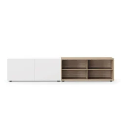 Edit Q Sideboard 241,3x48x63cm mit 4 offenen Fächern
