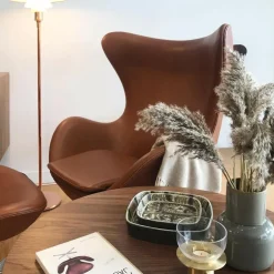 Egg/Das Ei™ Fußhocker Leder