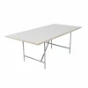 Eiermann 1 Tisch 180x90cm Gestell mittig 110x66x66cm