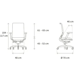ErgoMedic 100-3 Bürostuhl
