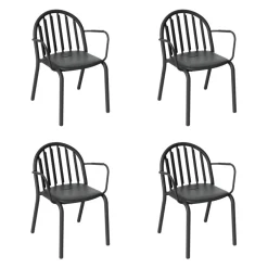 Exklusive Edition Fred's Gartenarmlehnstuhl 4er Set
