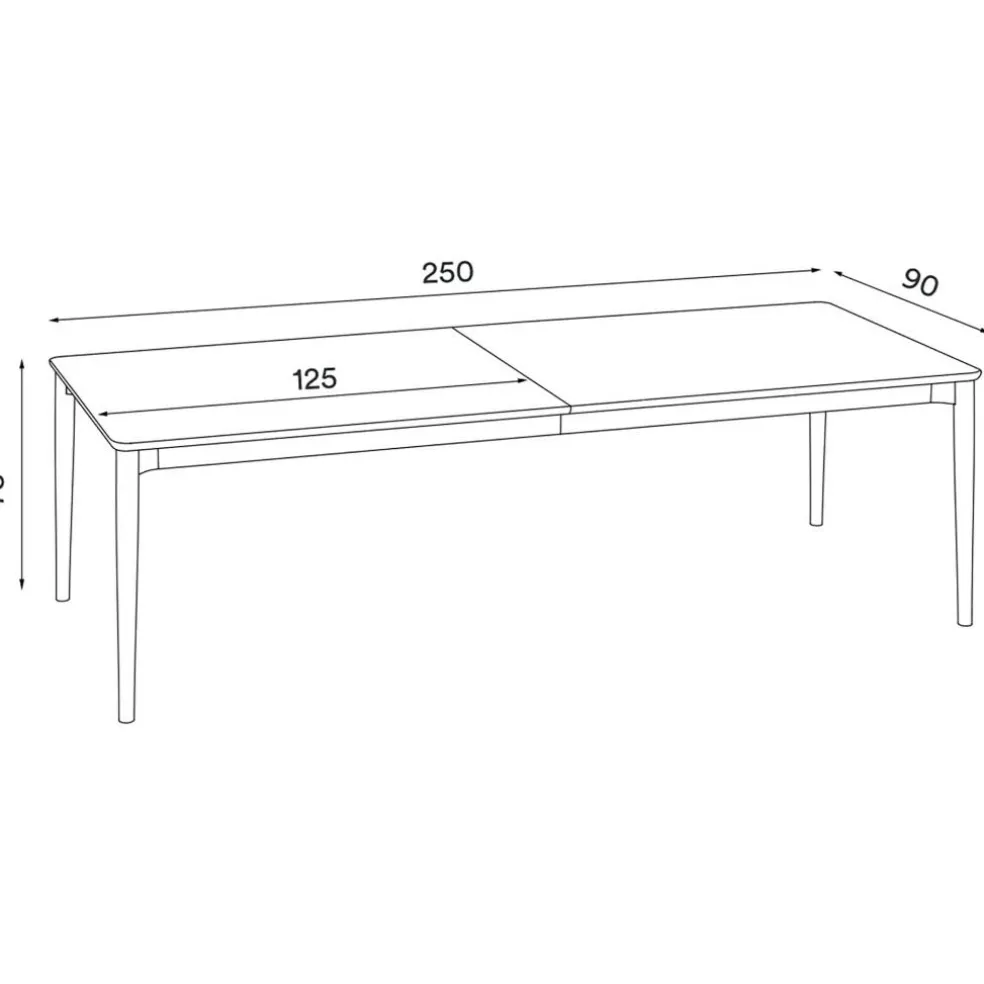 Expand Esstisch 250x90cm