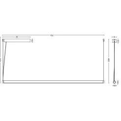 Factor Linear Diffused LED Pendelleuchte