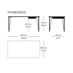 FH3605™ Schreibtisch mit Schublade
