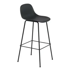 Fiber Barhocker mit Rückenlehne 75cm