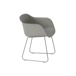 Fiber Chair Armlehnstuhl mit Kufengestell