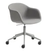 Fiber Chair Drehstuhl mit Rollen und Gaslift