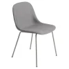 Fiber Chair Stuhl gepolstert mit Rohrgestell