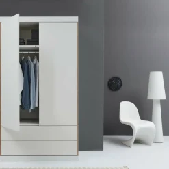 Flai Kleiderschrank zweitürig mit Schubkästen
