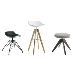 Flow Barhocker Gestell Eiche 78cm