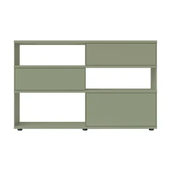 Flow Q Sideboard mit 2 Schubkästen und Klapptür 160x99x40cm
