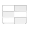 Flow Q Sideboard/Standregal mit 3 Klapptüren 160x124x40cm
