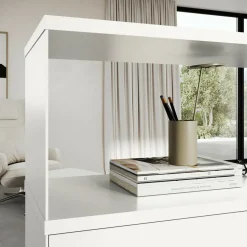 Flow Q Sideboard/Standregal mit 3 Klapptüren 200x124x40cm