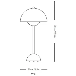 Flowerpot VP3 Tischleuchte