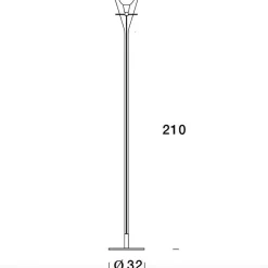 Flute Stehleuchte