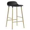 Form Barhocker Gestell Messing 65cm