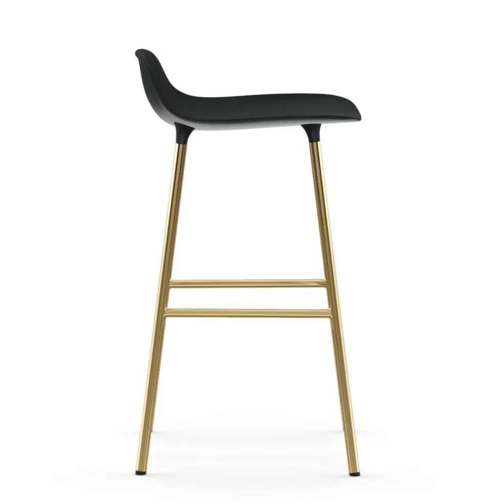 Form Barhocker Gestell Messing 65cm
