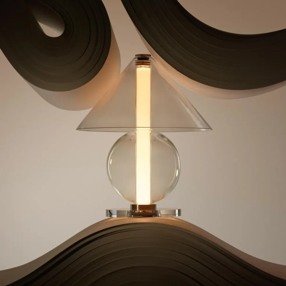 Fragile LED Tischleuchte