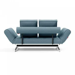Ghia Schlafsofa Stoff Beine Stahl verchromt 210x93cm