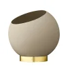Globe Blumentopf Messing Ø 17cm