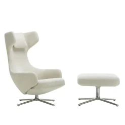 Grand Repos Sessel & Ottoman Stoff